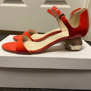 Frances Valentine Ankle Strap Sandal patent